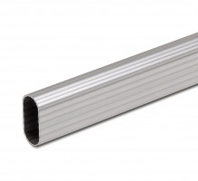 StrongWire tringle de penderie ovale 15/30/2900mm alu