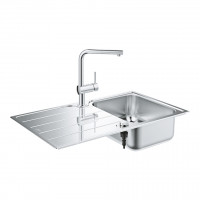 GROHE 31573SD1 ensemble K500 + Minta inox brossé