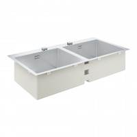 GROHE 31585SD1 Évier K800 120-S 1024 x 510mm inox brossé