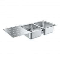 GROHE 31588SD1 Évier K500 80-S 1160 x 500mm acier inox brossé
