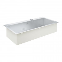 GROHE 31586SD1 Évier K800 120-S 1024 x 510mm acier inox brossé