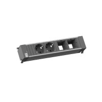 BACHMANN 916.1000 unité a tiroirs 2x 230V schuko + 2x module libre
