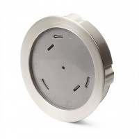HETTICH 9086693 Poignée TOUCH-IN ronde inox brossé