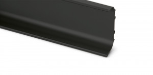 HETTICH 9266132 Moulure poignée Canis C, L 3500 mm, noir mat