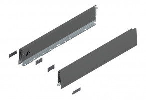 BLUM 470M4502S Merivobox, côté M 450mm, gris foncé OG