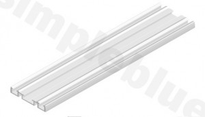 SEVROLL 04936 Blue-V guidage inférieur 6m blanc brillant