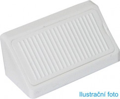 Équerre de liaison plastique double transparent laiteux