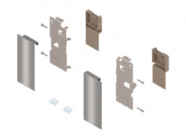 BLUM ZI7.0KI0 Legrabox, fixation front tiroir int. K, inox