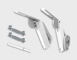 KES FREEspace abattant, forte G, PTO, blanc