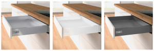 K-HETTICH Atira tiroir 70, 470mm/30kg, anthracite, PTO