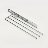 HETTICH 49235 porte-manteau coulissant et pivotant pour serviettes 3 branches