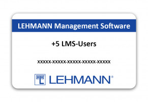 LEHMANN 051250032 Management Software license LMS extension licence 5 admins