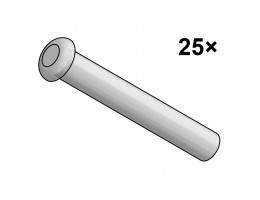 LEHMANN serrure Captura type 10 unité optique avec goupille 25 pcs