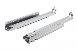 K-HETTICH Actro 5D coulisse a sortie totale cachée, 400mm/40kg, ensemble 16mm, c