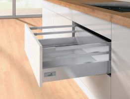 K-HETTICH Atira reling central, 520mm, pce, cheville, blanc