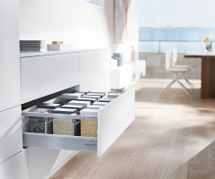 K-BLUM Antaro, tiroir D 600mm/30kg, Blumotion/TOB, gris, vis a bois