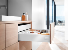 K-BLUM Antaro, tiroir K 600mm/30kg, Blumotion/TOB, blanc, Inserta
