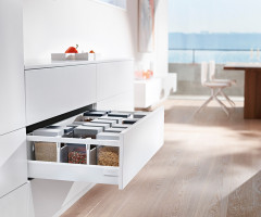 K-BLUM Antaro, tiroir D 600mm/30kg, Blumotion/TOB, blanc, Inserta