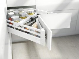 K-BLUM Antaro, tiroir D 650mm/65kg, Blumotion/TOB, gris, Space Corner Syncro K-BLUM Antaro, tiroir D 650mm/65kg, Blumotion/TOB, gris, Space Corner Syncro