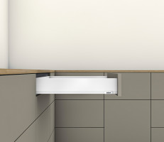 K-BLUM Merivobox, tiroir M 450mm/70kg, blanc, Inserta