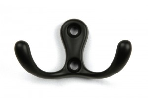 TULIP porte-manteau Livorno noir mat + vis