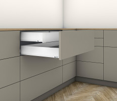K-BLUM Merivobox tiroir M 500mm/70kg, blanc, intérieur