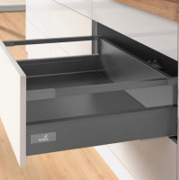K-HETTICH Atira tiroir 144, 420mm/50kg, relings, anthracite, PTO