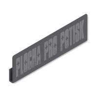 BLUM ABD.1000 Merivobox/Aventos top, capuchon extérieur pour marq., gris foncé O