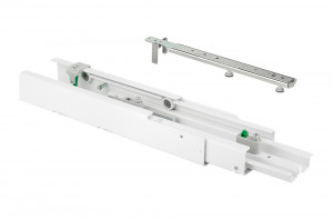 KES 084235 Dispensa, tiroir coulissant pour armoire alimentaire, 100kg, blanc