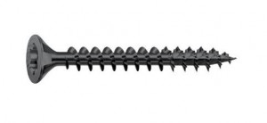 SPAX vis a bois 4x40 tete fraisée TXS, W, 4C MH, zinc noir