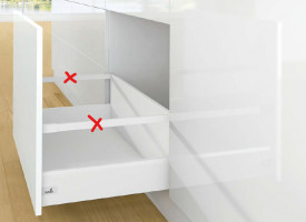 K-HETTICH Arcitech, frontal, blanc, 300/126/282, 40kg, SiSy