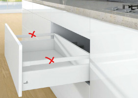 K-HETTICH ArciTech, façade, blanc, 300/126/186, 40kg, SiSy