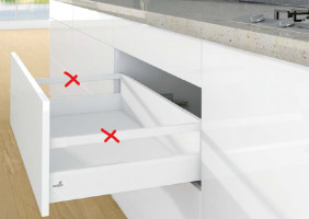 K-HETTICH ArciTech, façade, blanc, 270/94/186, 40kg, SiSy