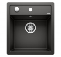 BLANCO 525870 Évier Dalago 45-F avec excentrique Silgranit PuraDur noir BLANCO 525870 Évier Dalago 45-F avec excentrique Silgranit PuraDur noir