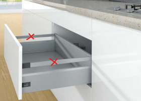 K-HETTICH ArciTech, façade, argent, 400/126/186, 40kg, SiSy