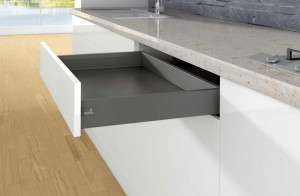 K-HETTICH ArciTech tiroir 94, 350mm/40kg, anthracite, SiSy