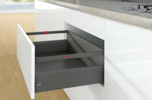 K-HETTICH ArciTech frontale, anthracite, 550/126/218, 40kg, SiSy