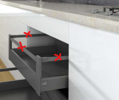 K-HETTICH ArciTech, int., anthracite, 350/94/218, 40kg, SiSy K-HETTICH ArciTech, int., anthracite, 350/94/218, 40kg, SiSy