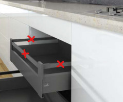 K-HETTICH ArciTech, int., anthracite, 350/126/186, 40kg, SiSy