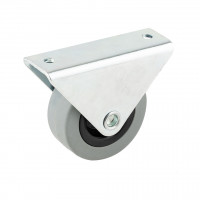 StrongCastors Roue 50 mm fixe, bande de roulement souple