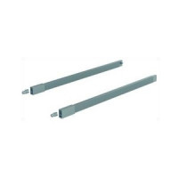 K-HETTICH ArciTech reling supérieur, 500mm, paire, cheville, anthracite