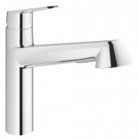GROHE 32257002 Robinet Eurodisc Cosmopolitan douche extractible dual chrome