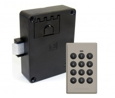 LEHMANN serrure électronique a clavier M410 TA3 nickel mat