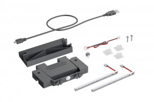 HETTICH 9305747 ensemble lumiere pour Inlay côté AvanTech YOU 187mm