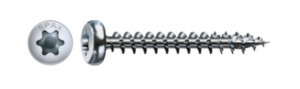 SPAX vis a bois 6x30 tete demi-ronde TXS,W,4C