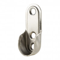 StrongWire support de tringle a vetements oval, éco, D=15mm, chrome