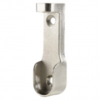 StrongWire support de tringle a vetements ovale, vis sous étagere, nickel