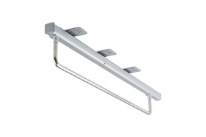 HETTICH 9136277 porte-manteau coulissant sur cintres, 400 mm, argent