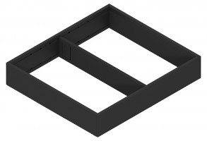 BLUM ZC7S300RSU Ambia-line cadre BX/MVX, NL=270/L=242 noir carbone CS-M