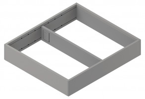BLUM ZC7S300RSU Ambia-line cadre LBX/MVX, NL=270/L=242 Indium gris IG-M